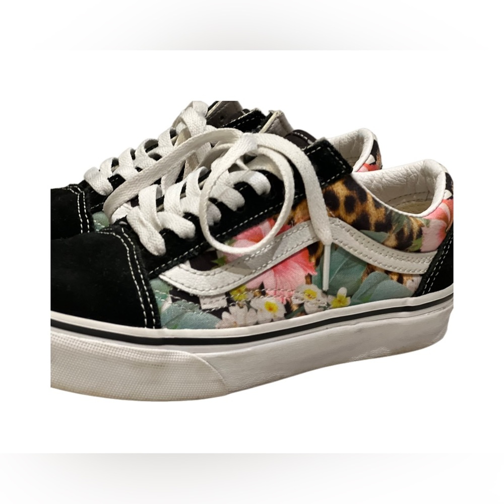 VANS Old Skool Tropical Animal Sneaker Low Canvas Suede Casual Women VN0A5AO92FB - Picture 3 of 10